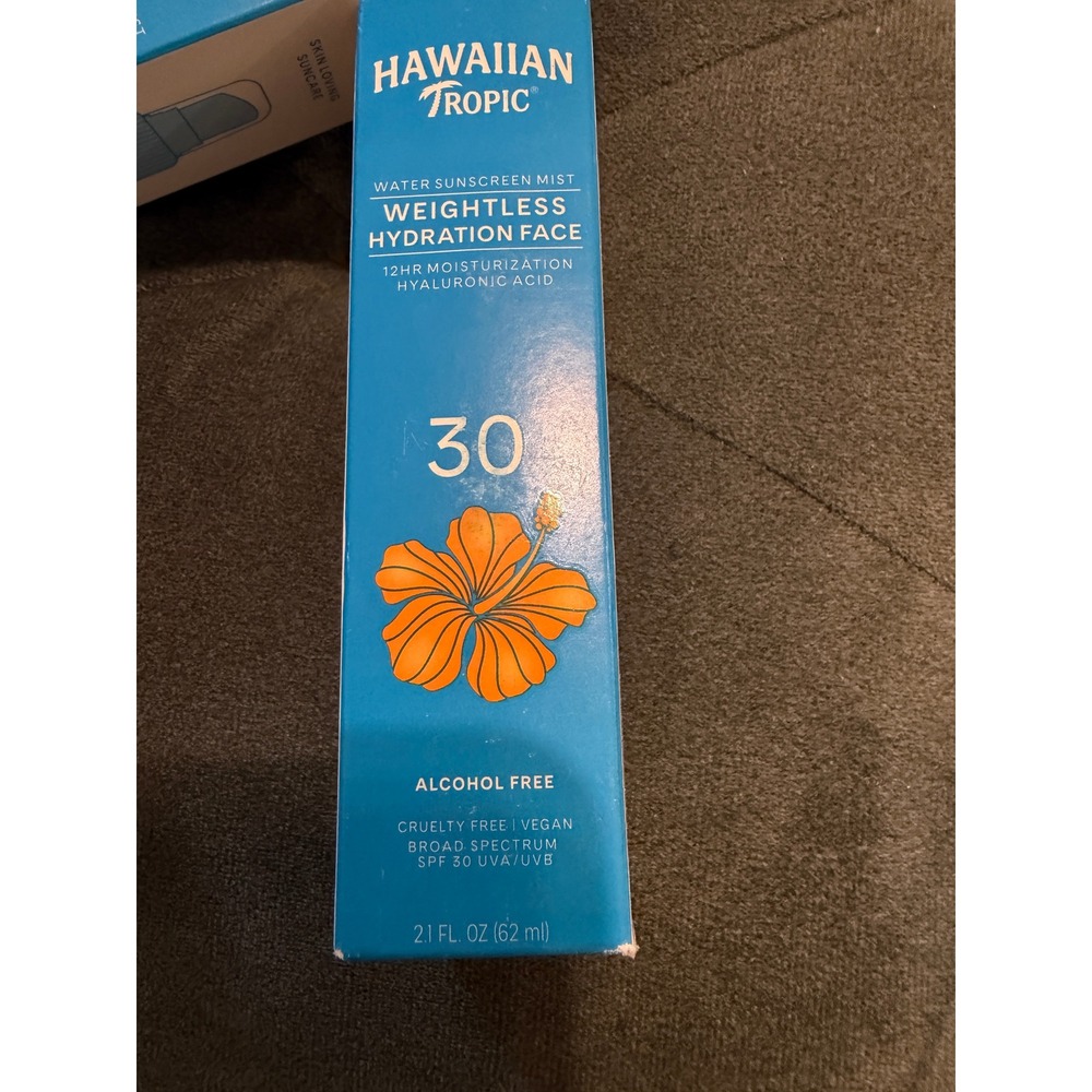 Hawaiian Tropic Weightless Hydration Face Sunscreen Mist SPF 30 2.1oz Exp 2027